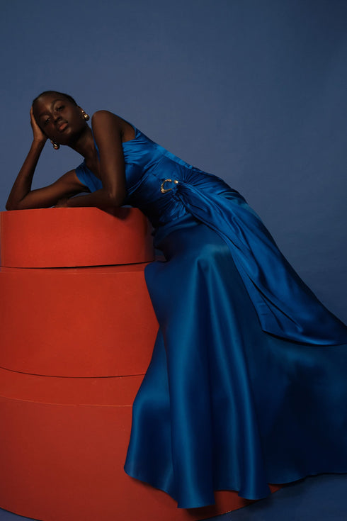 Sonata Dress Royal Blue