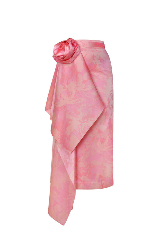 Idilio Pencil Skirt Mikado Pink