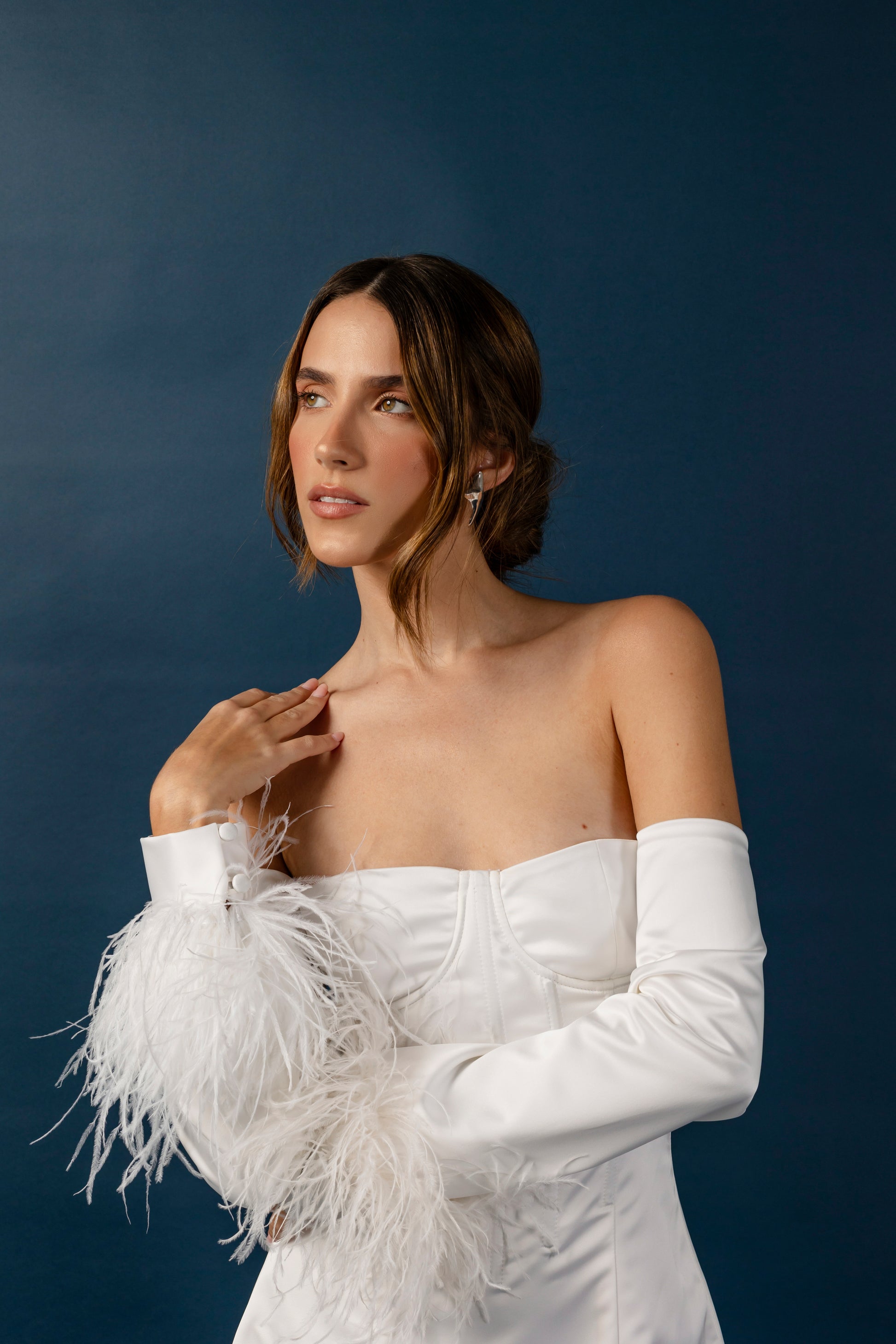 Anniversary Mini Dress White
