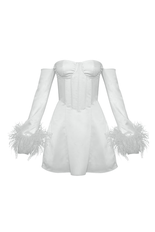 Anniversary Mini Dress White