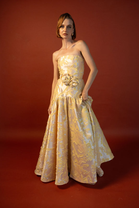 Peach Bloom Dress